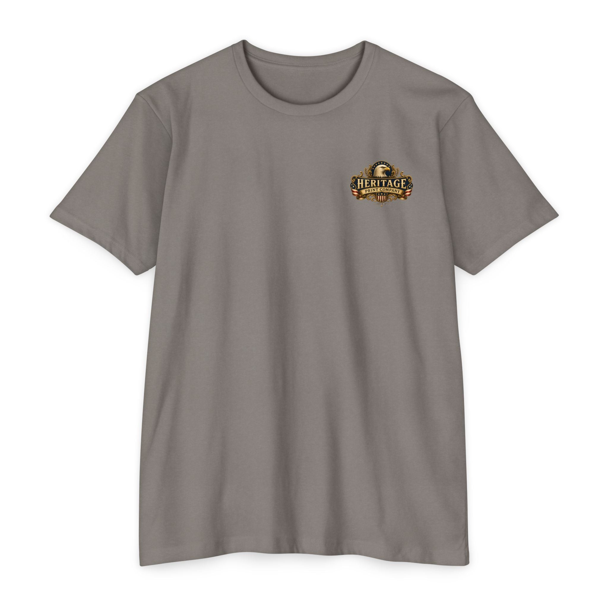 Heritage Print Co - Liberty & Faith Eagle - God Bless America - USA 250 years - 4th of July - Next Level 6210 CVC Super Soft T-Shirt