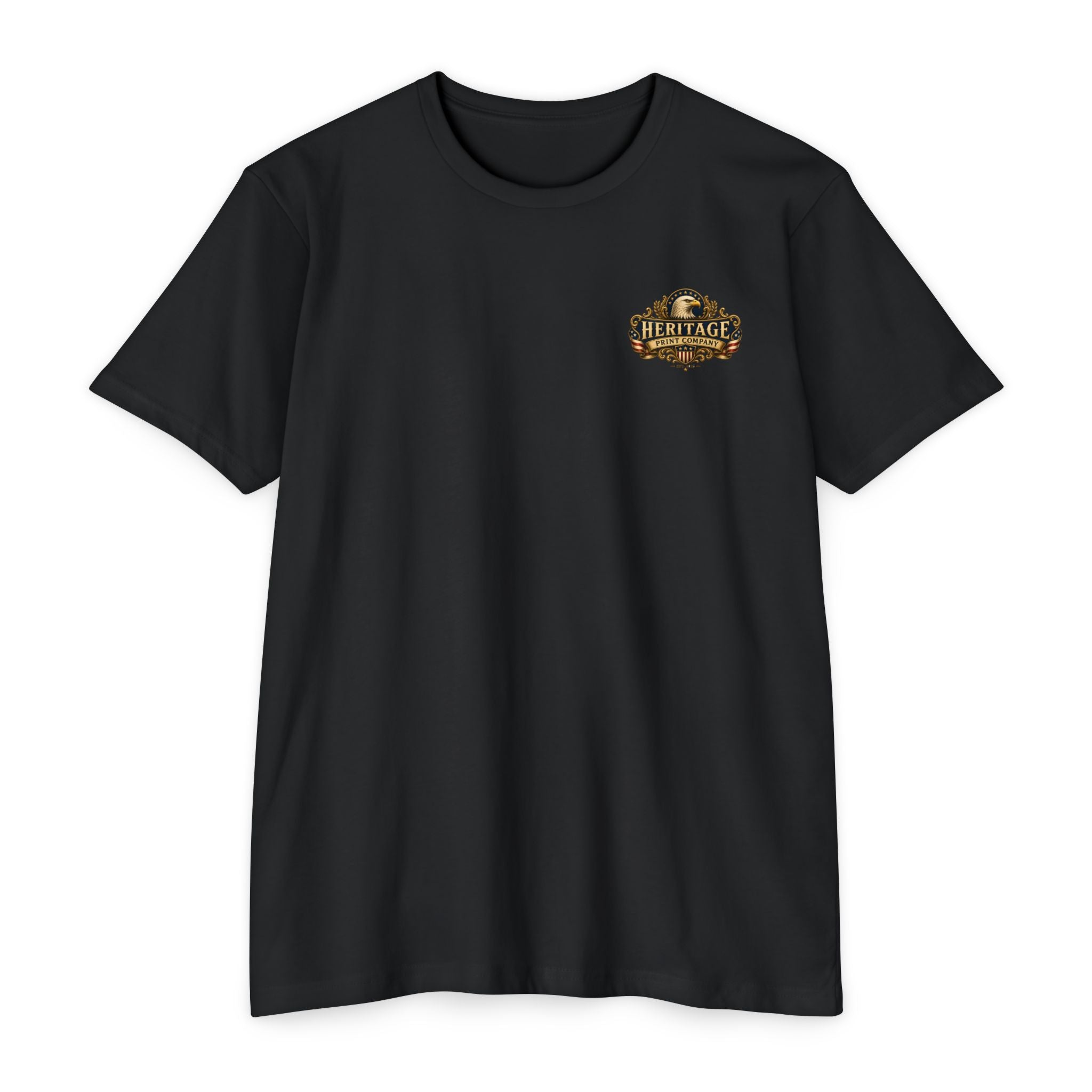 Heritage Print Co - Liberty & Faith Eagle - God Bless America - USA 250 years - 4th of July - Next Level 6210 CVC Super Soft T-Shirt