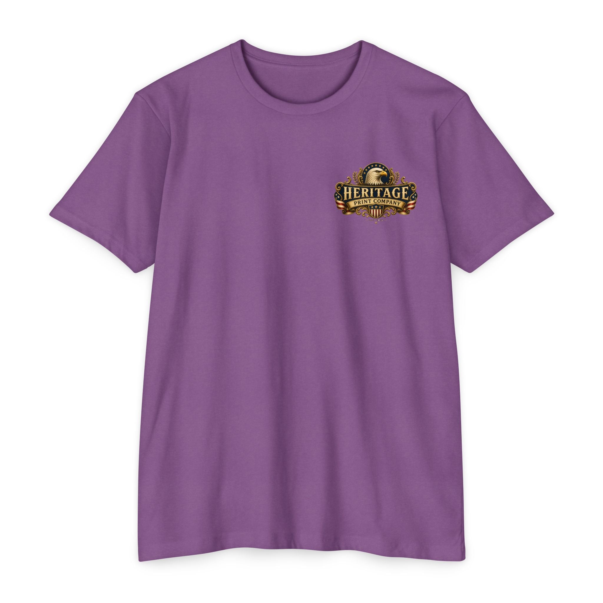 Heritage Print Co - American Legacy - USA 250th Anniversary with Eagle - 4th of July - Next Level 6210 CVC Super Soft T-Shirt