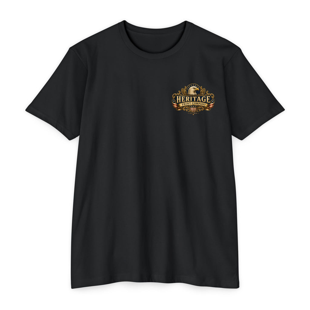 Heritage Print Co - American Legacy - USA 250th Anniversary with Eagle - 4th of July - Next Level 6210 CVC Super Soft T-Shirt